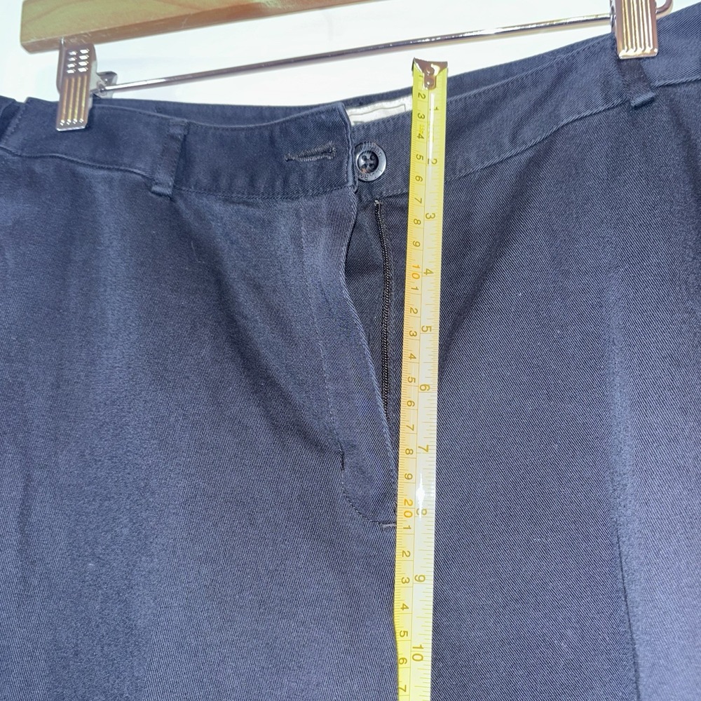 L.L. Bean Favorite Fit Straight Pants Navy Size 12 - Picture 5 of 7